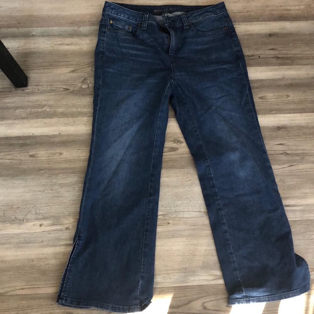 Michael Kors flare crop jeans